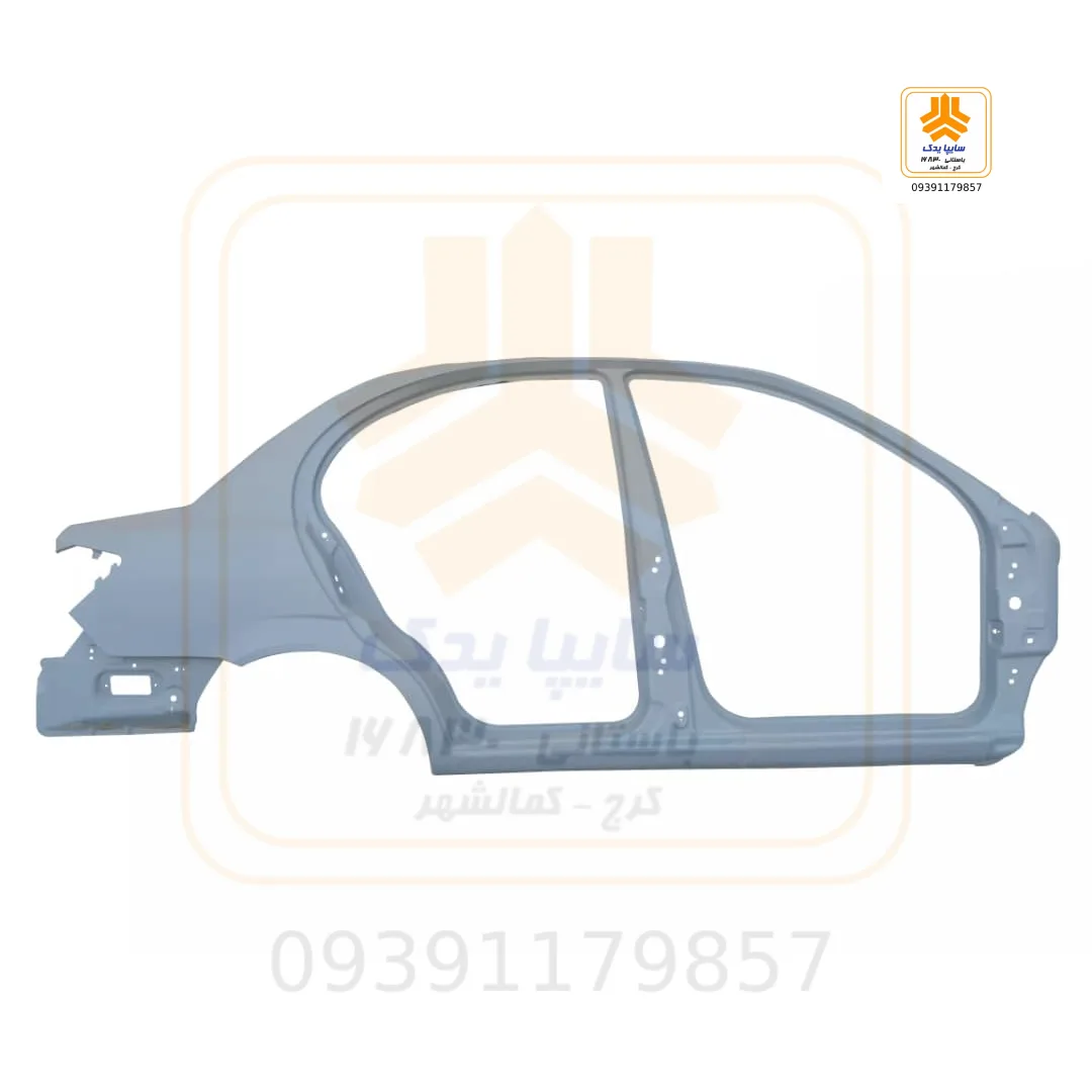 دیواره بیرونی راست بدون سوراخ ساینا 104800