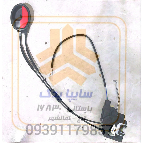 قفل و دستگیره داخلی قرمز جلو چپ کوئیک R کابلی تک فیش 107904