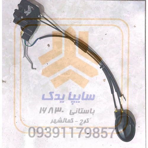 قفل و دستگیره داخلی مشکی جلو چپ ساینا اطلس کابلی تک فیش دو میله 107517