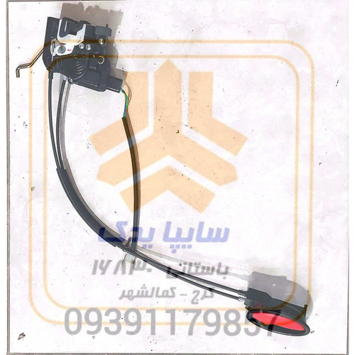 قفل و دستگیره داخلی قرمز عقب راست کوئیک R کابلی تک فیش تک میله 107906