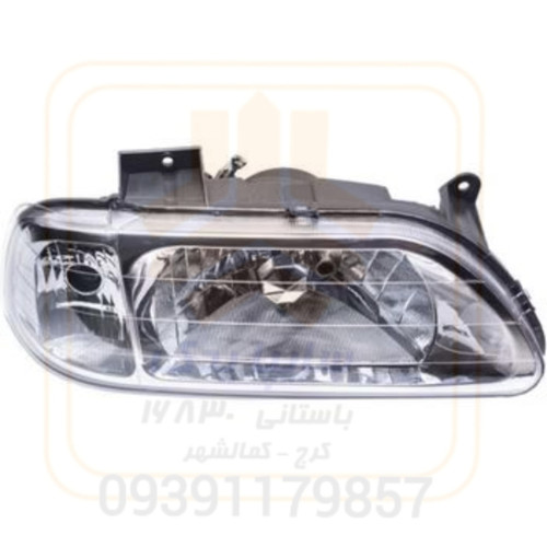 چراغ جلو راست پراید ۱۳۱ با لامپ و موتور سایپا یدک